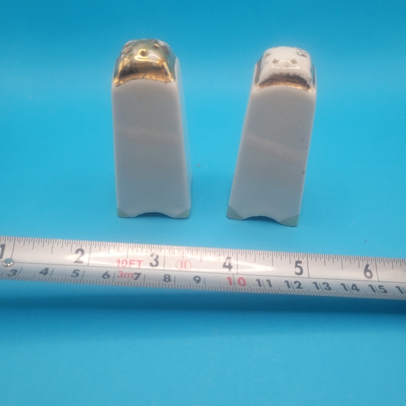 Vintage Handpainted Porcelain Salt & Pepper Set - Picture 2 of 4